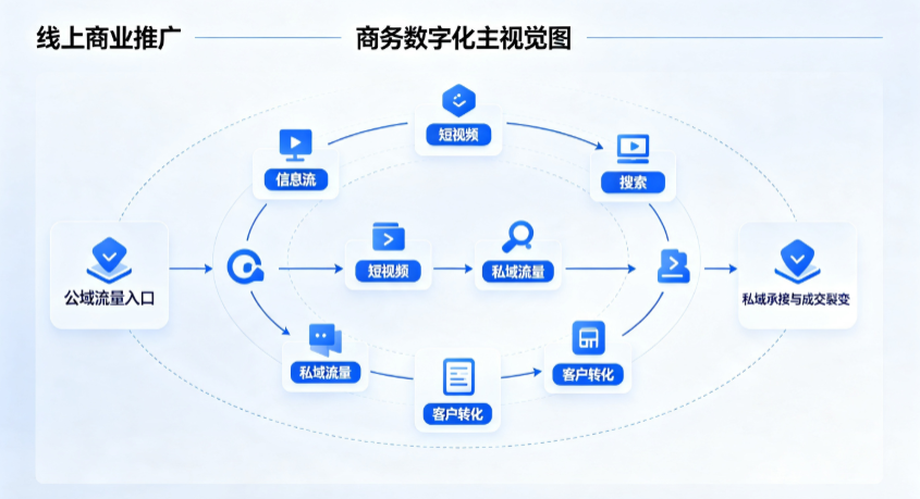 小金县线上商业推广怎么做？全域流量闭环搭建与低成本转化实战指南